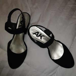 Black heels worn twice